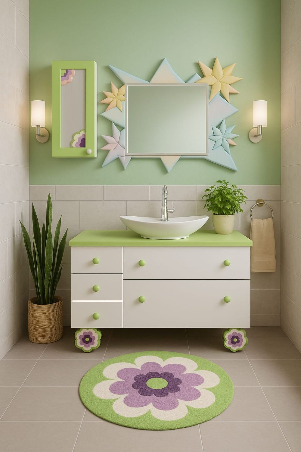Bagno fiori